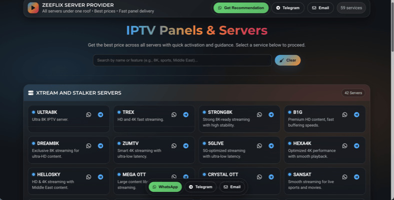 Zeeflix Servers